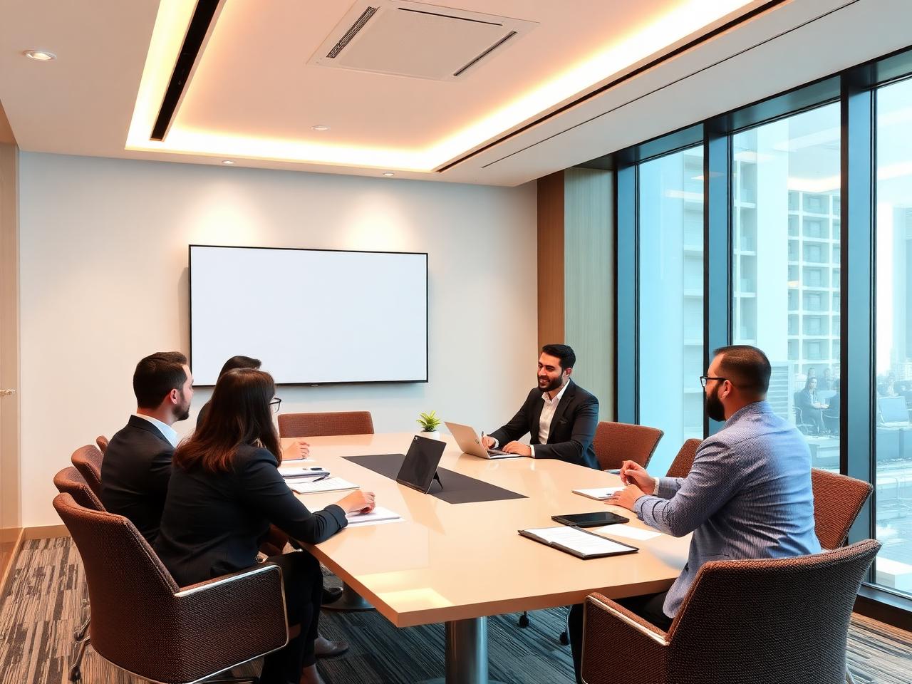 HR consultants in a modern boardroom session